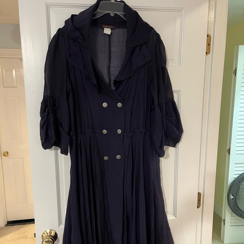 Sheer jacket dress